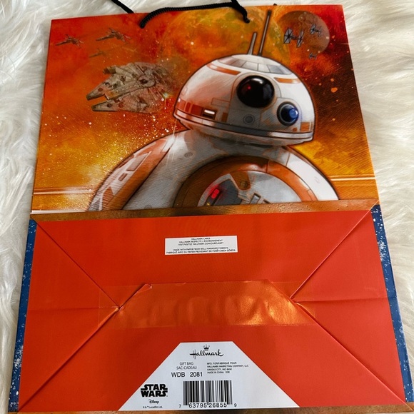 🩷5/$10 Star Wars BB-8 Birthday Card & gift bag - Picture 3 of 4